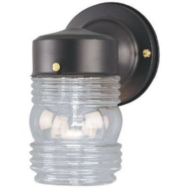 Westinghouse BLK Jelly Jar Fixture 66885